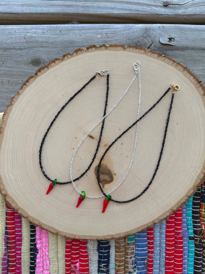 chile pepper necklace